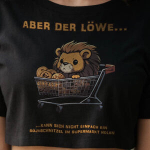 Aber der Löwe… Crop-Top