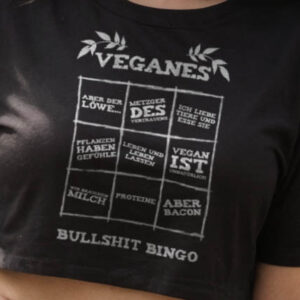 Veganes Bullshit Bingo Crop-Top