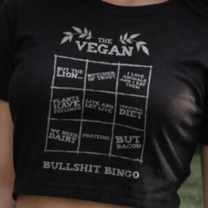 Vegan Bullshit Bingo Crop-Top