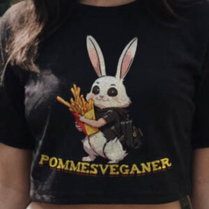 Pommesveganer Crop-Top