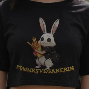 Pommesveganerin Crop-Top