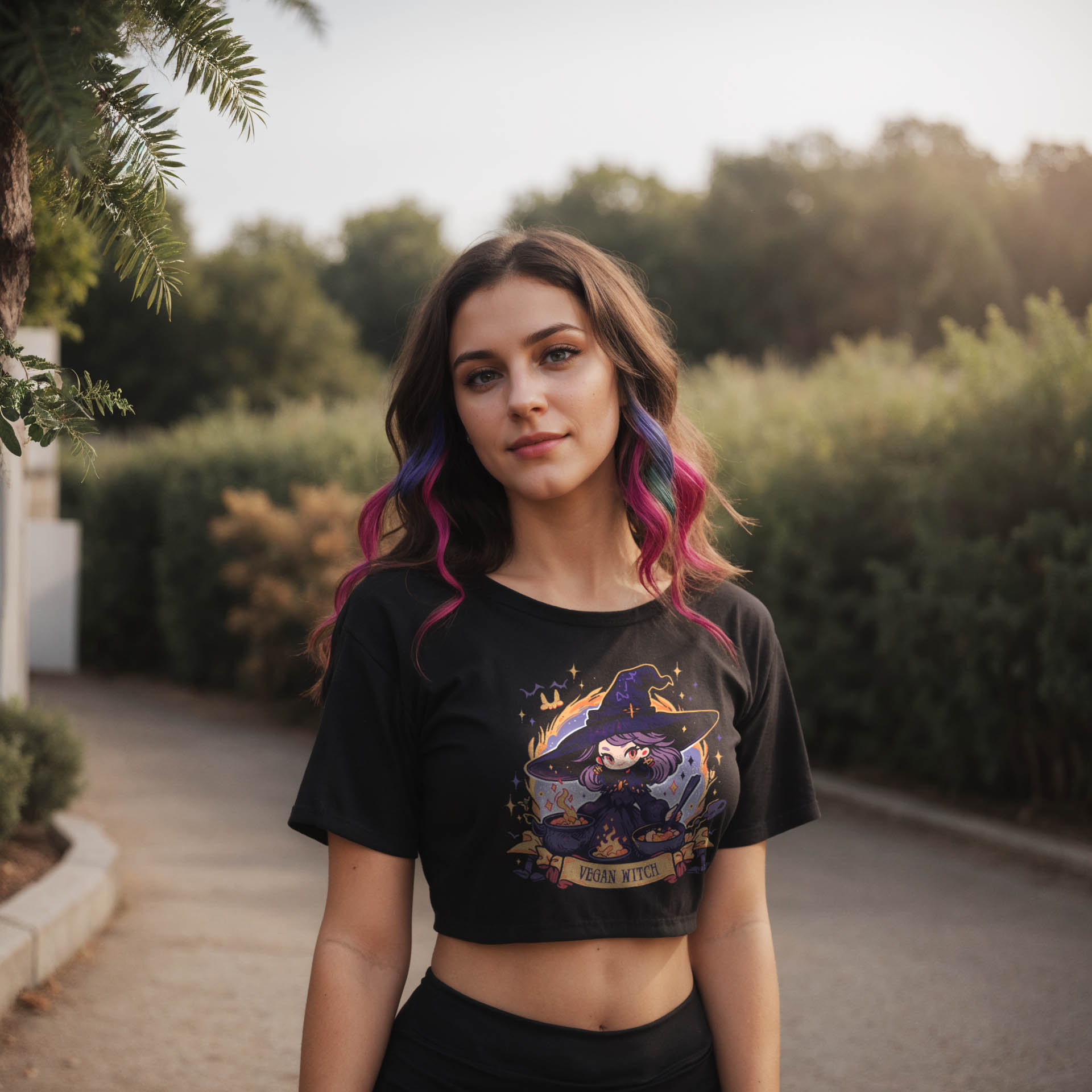 Vegan Witch Crop-Top 8 Vegan Witch Crop-Top – Bild 2