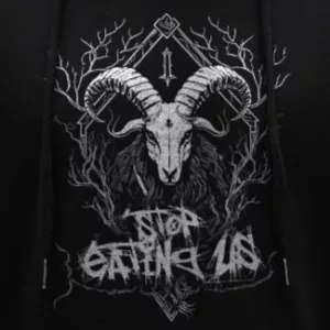 Black Metal Hoodie