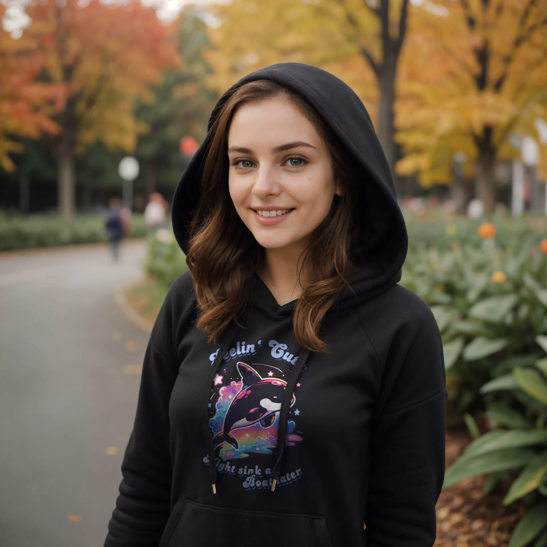 Cute Orca Hoodie 26 Cute Orca Hoodie – Bild 2