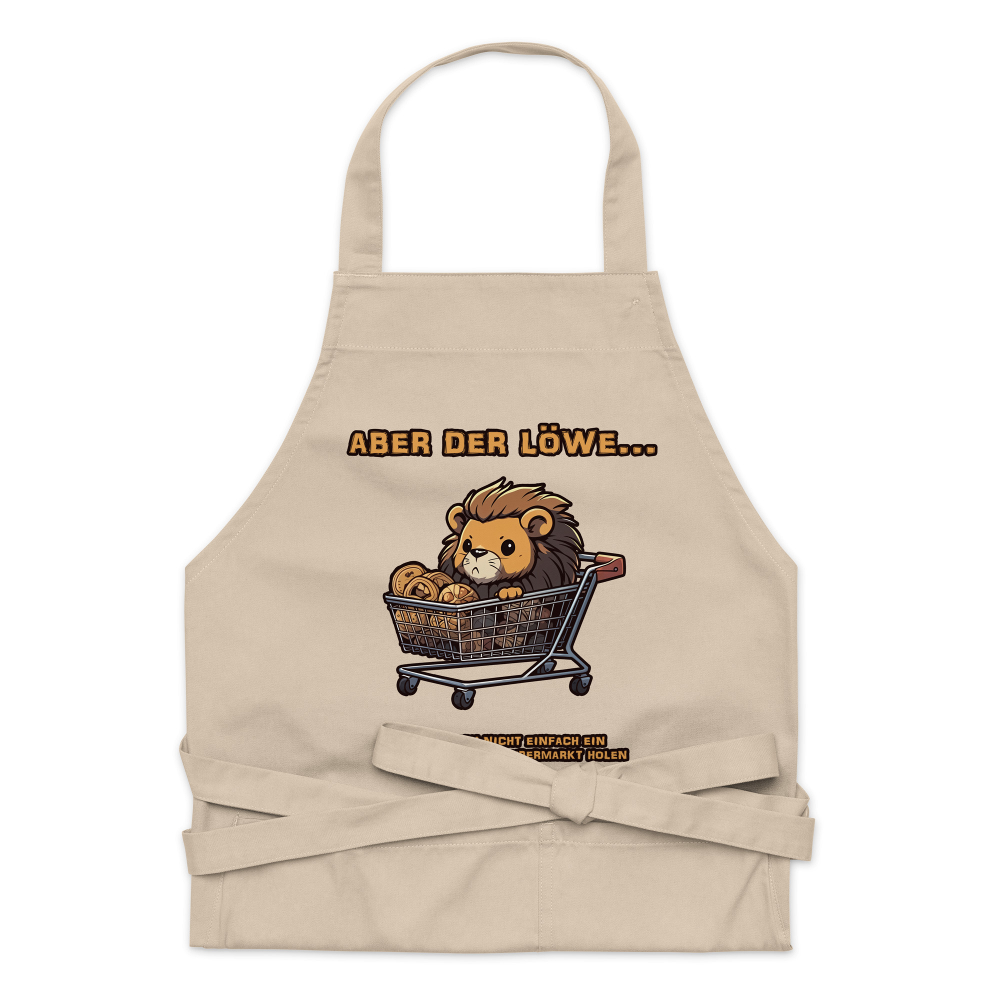 Aber der Löwe… Grillschürze (Bio) 10 Aber der Löwe… Grillschürze (Bio) – Bild 4