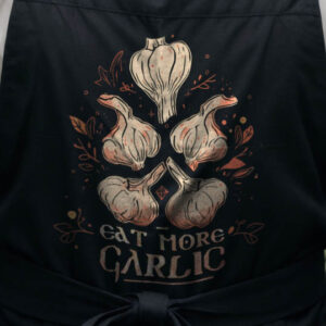 Eat More Garlic Grillschürze (Bio)
