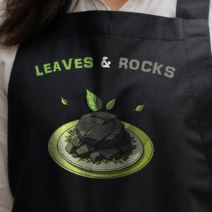 Leaves & Rocks Grillschürze (Bio)