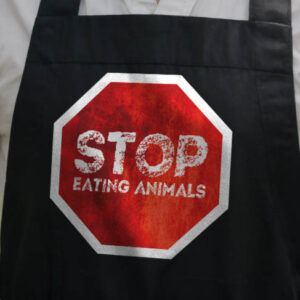 Stop Eating Animals Grillschürze (Bio)