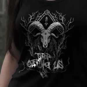 Black Metal Tank-Top