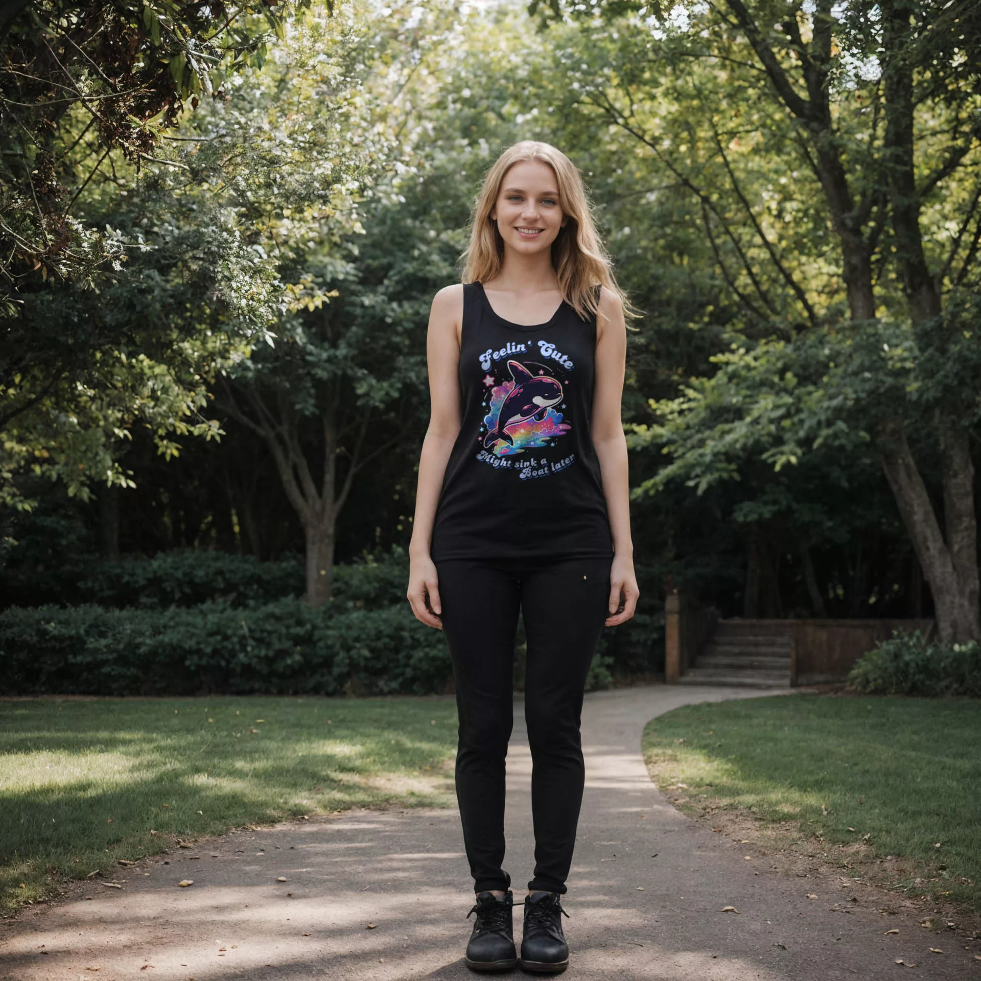 Cute Orca Tank-Top 36 Cute Orca Tank-Top – Bild 2