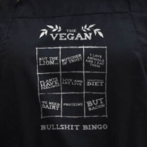 Vegan Bullshit Bingo Grillschürze (Bio)