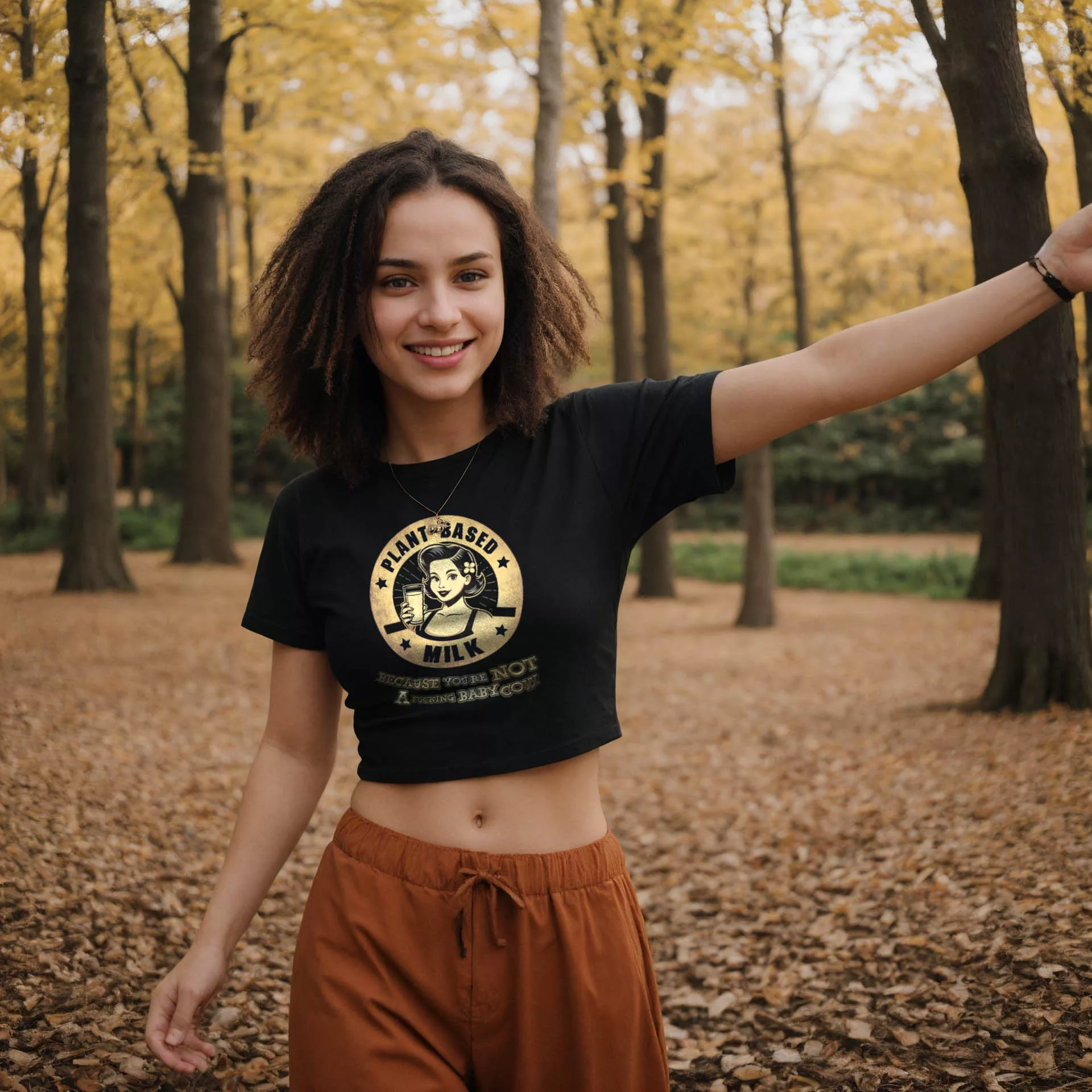 Plant-Based Milk Crop-Top 19 Plant-Based Milk Crop-Top – Bild 2