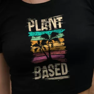 Plant-Based Sunset Beach Crop-Top