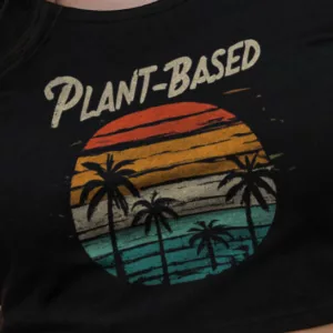 Plant-Based Sunset Crop-Top