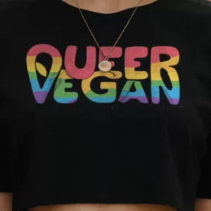 Queer Vegan 2.0 Crop-Top