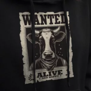Wanted Cow Hoodie
