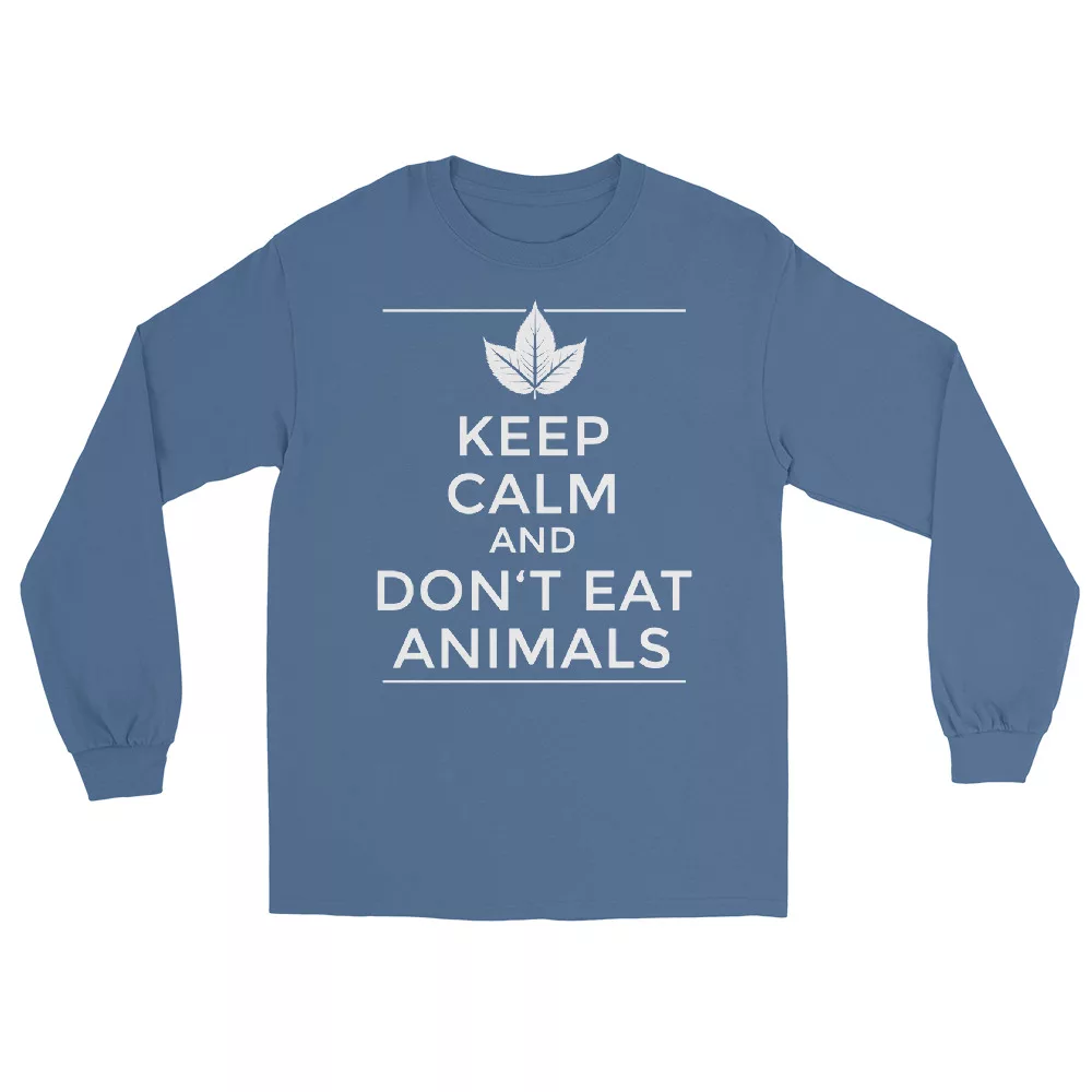 Keep Calm and Don't Eat Animals Longsleeve 33 Keep Calm and Don't Eat Animals Longsleeve – Bild 6