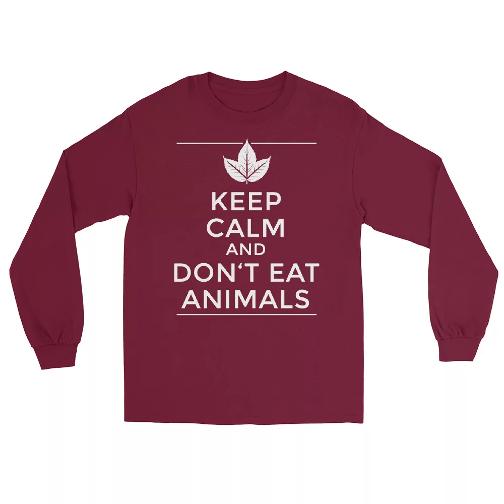 Keep Calm and Don't Eat Animals Longsleeve 30 Keep Calm and Don't Eat Animals Longsleeve – Bild 3