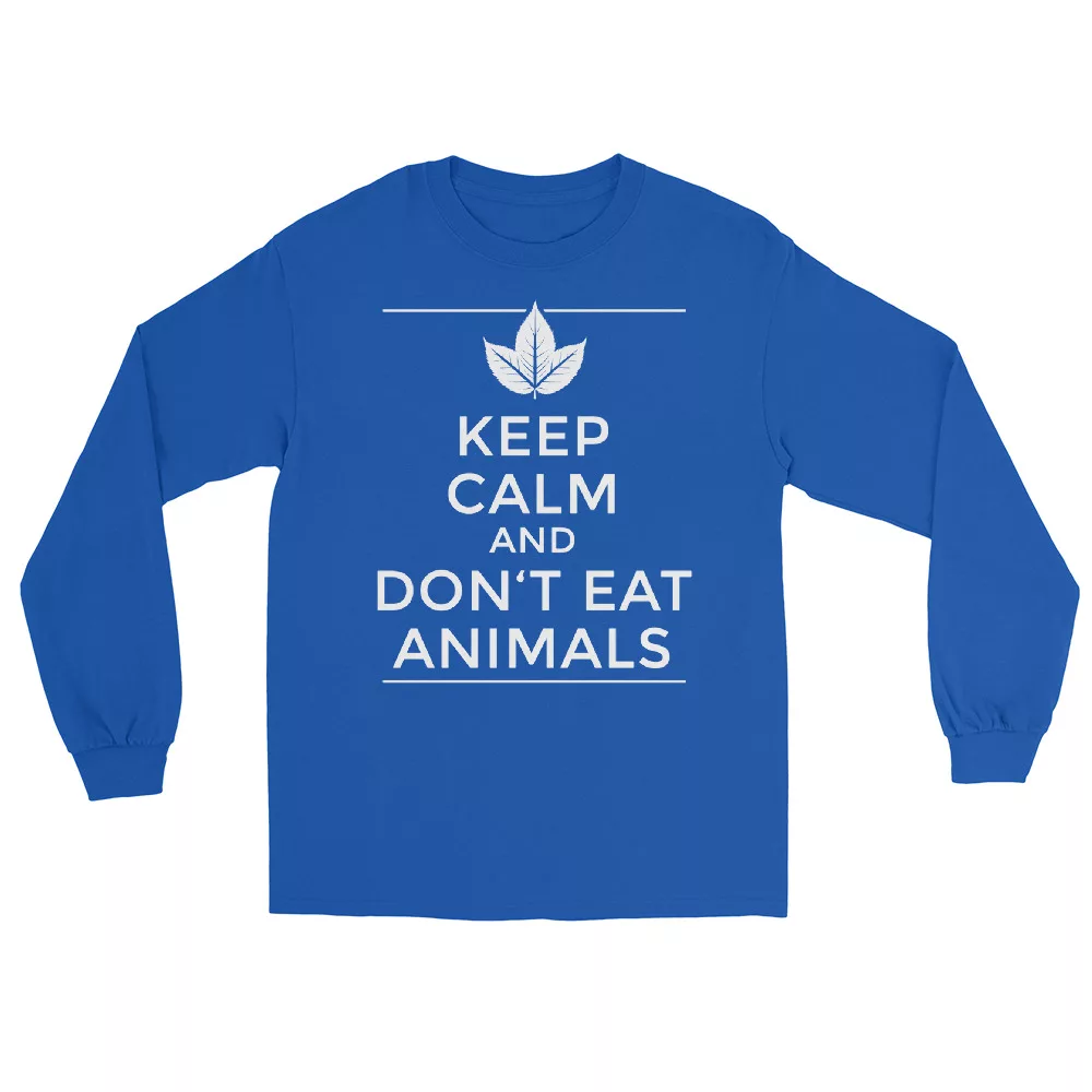 Keep Calm and Don't Eat Animals Longsleeve 32 Keep Calm and Don't Eat Animals Longsleeve – Bild 5