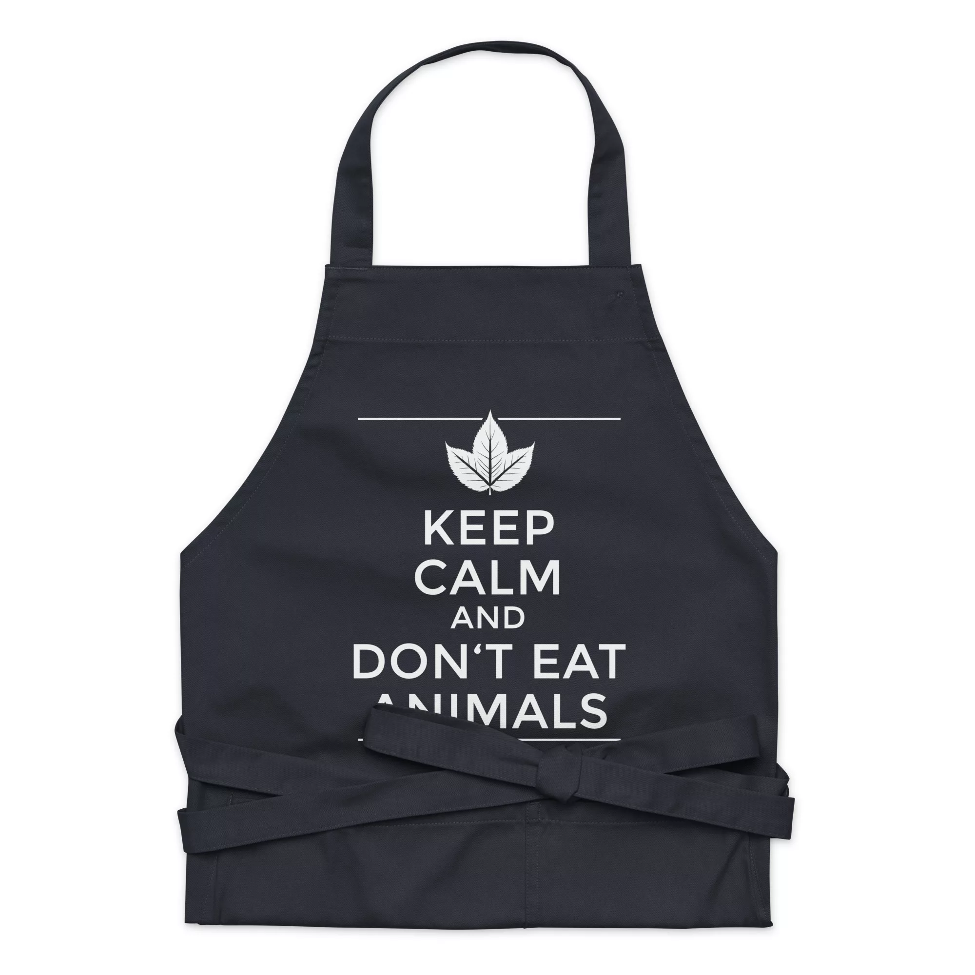 Keep Calm and Don't Eat Animals Grillschürze (Bio) 42 Keep Calm and Don't Eat Animals Grillschürze (Bio) – Bild 3