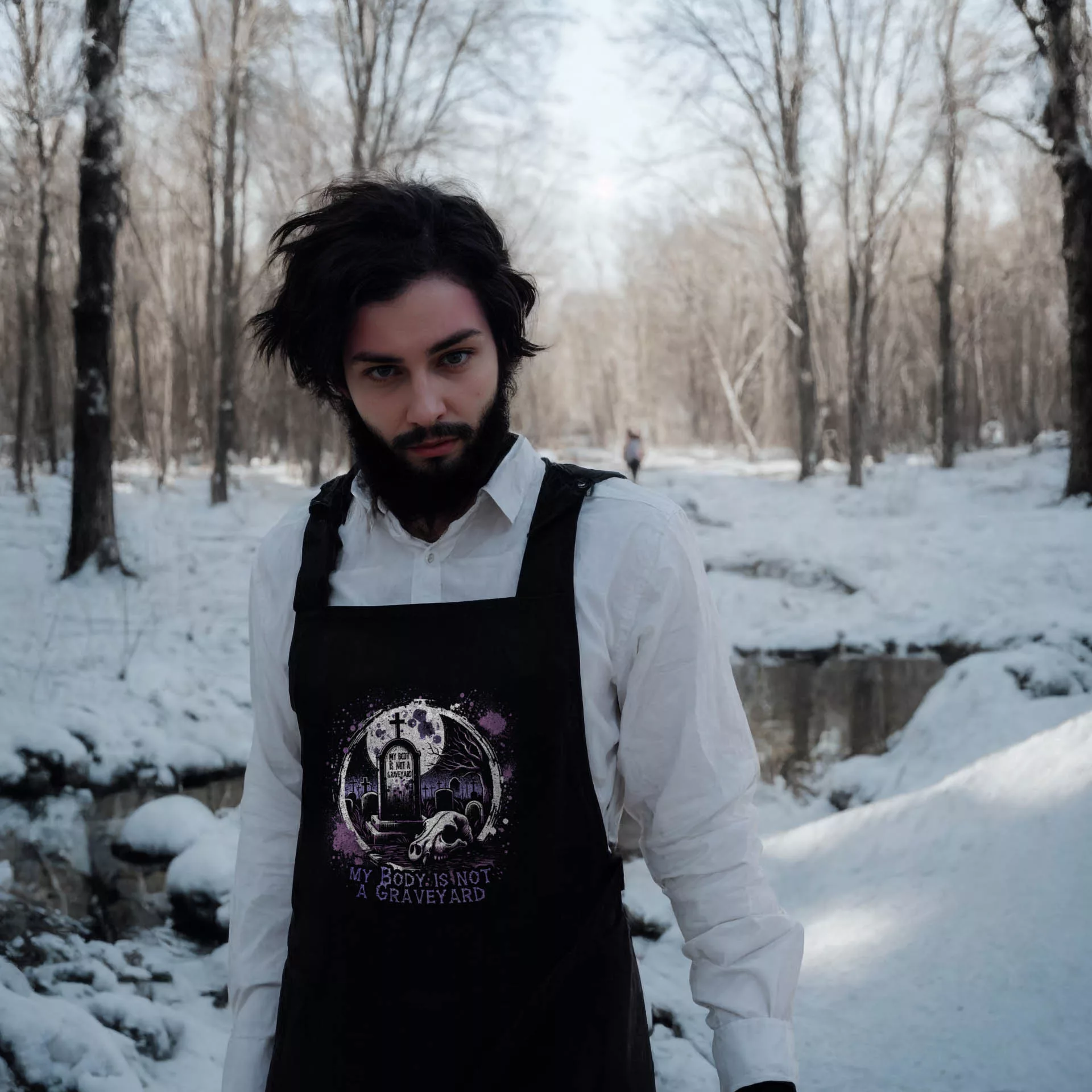 My Body is not a Graveyard Grillschürze (Bio) 8 My Body is not a Graveyard Grillschürze (Bio) – Bild 2