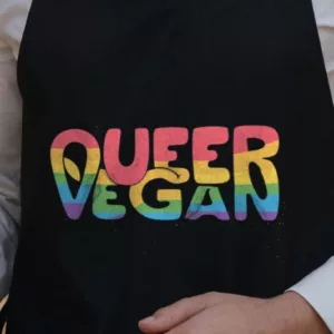 Queer Vegan 2.0 Grillschürze (Bio)