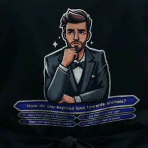 Question of the Millionaire Grillschürze (Bio)