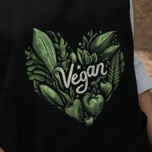 Vegan Heart Grillschürze (Bio)