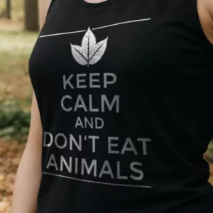 Keep Calm and Don't Eat Animals Tank-Top
