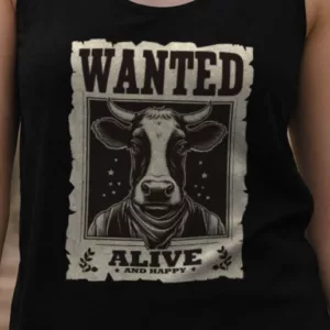 Wanted Cow Tank-Top