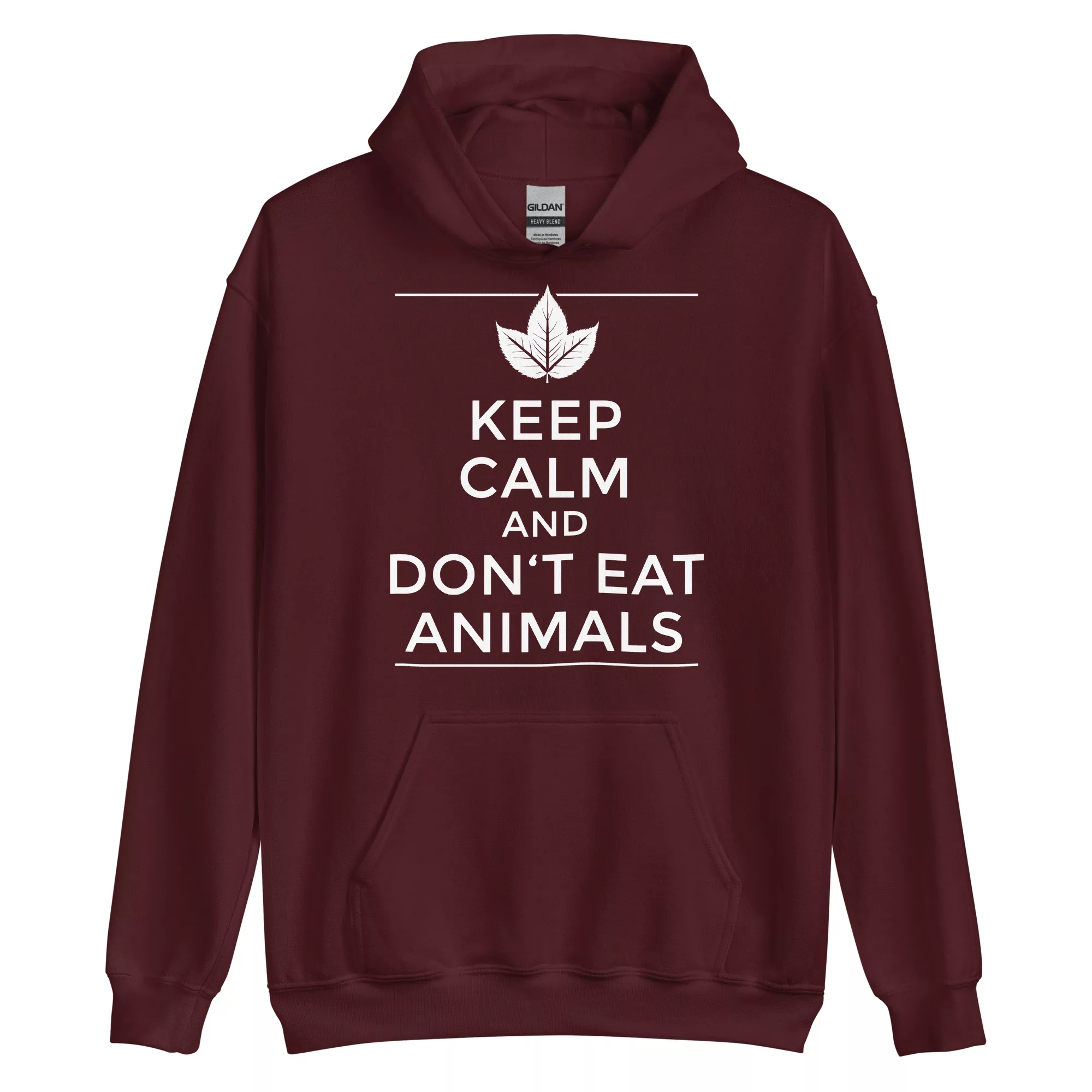 Keep Calm and Don't Eat Animals Hoodie 11 Keep Calm and Don't Eat Animals Hoodie – Bild 4