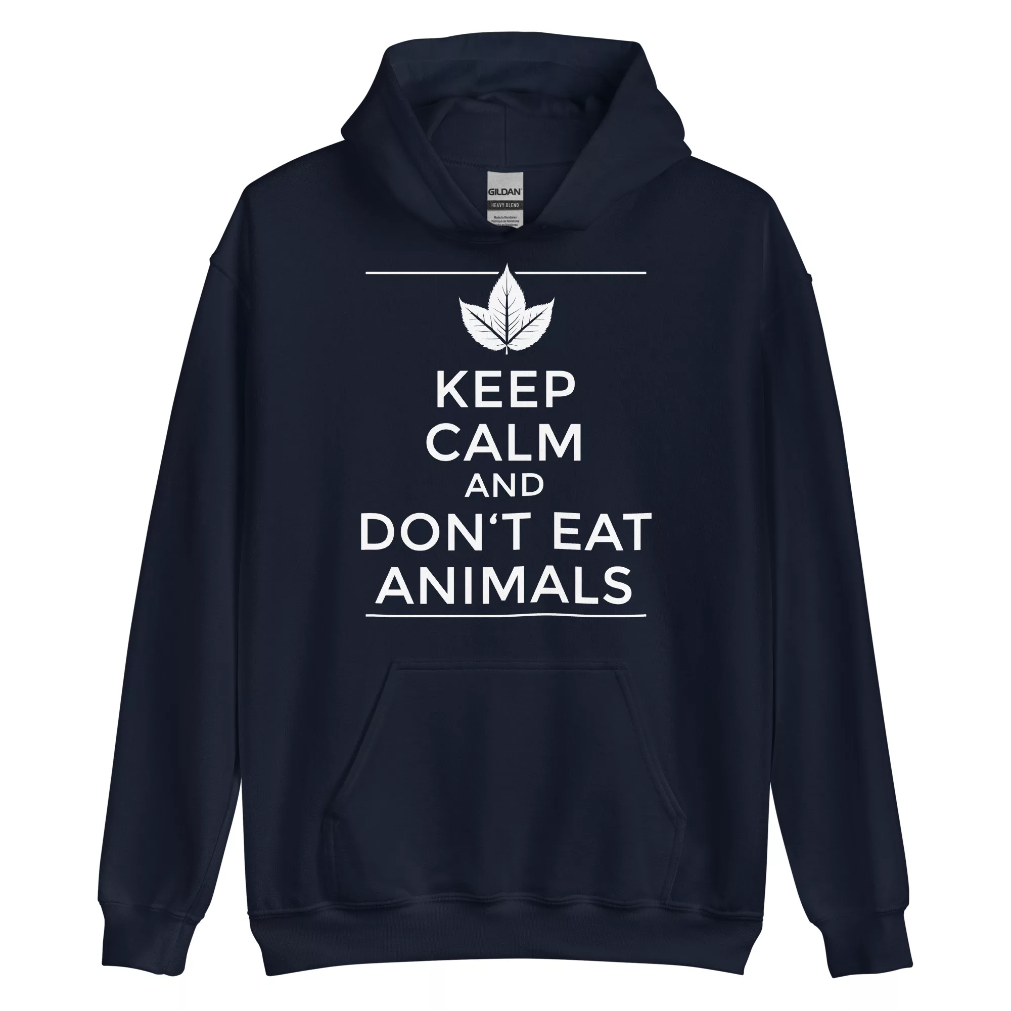 Keep Calm and Don't Eat Animals Hoodie 10 Keep Calm and Don't Eat Animals Hoodie – Bild 3