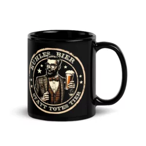 Kühles Bier statt totes Tier Tasse
