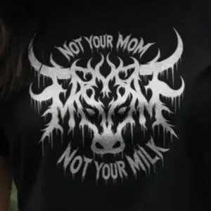 Not Your Mom Not Your Milk Crop-Top