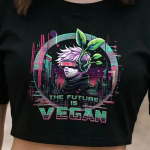 The Future is Vegan Crop-Top
