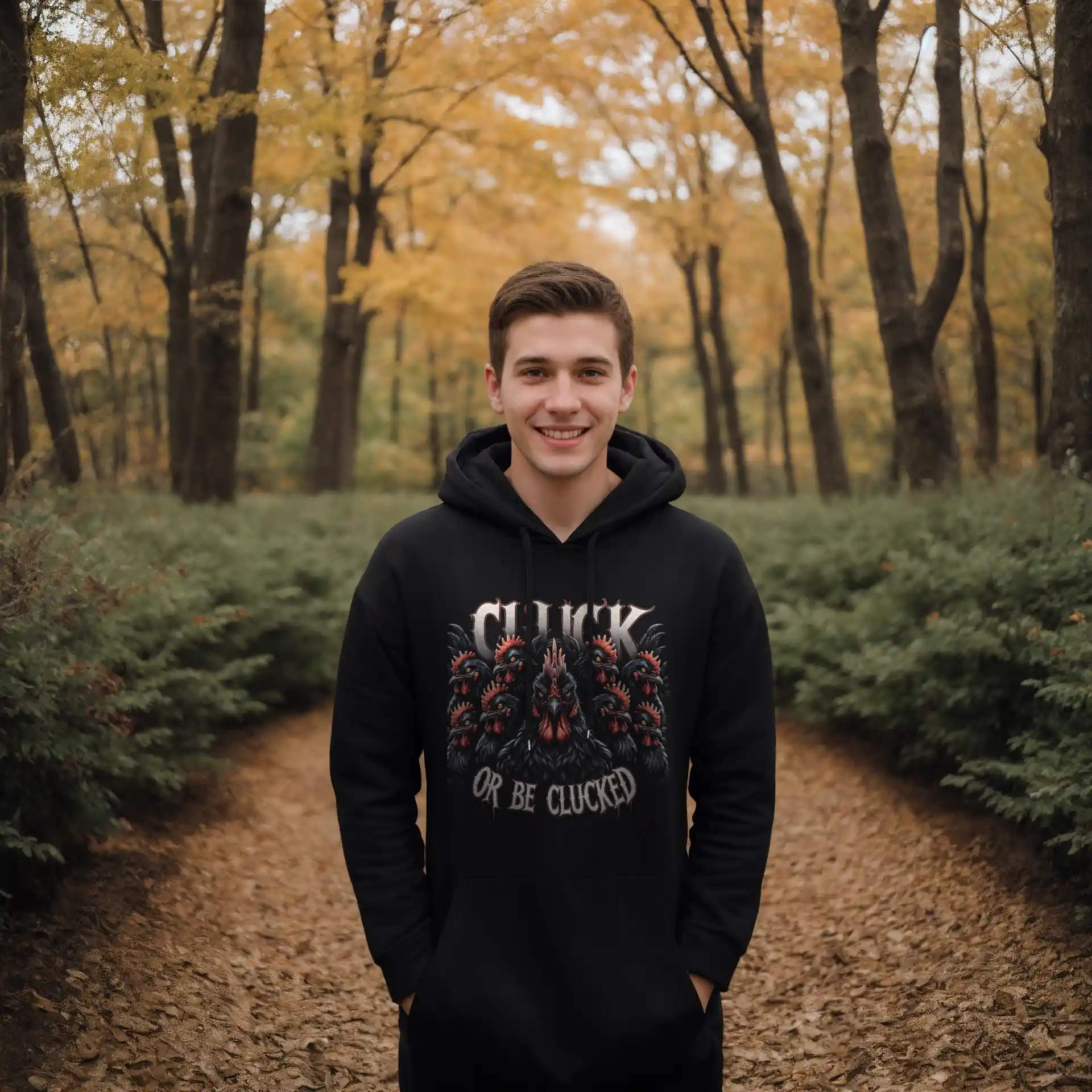 Cluck or be Clucked Hoodie 10 Cluck or be Clucked Hoodie – Bild 2