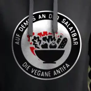 Vegane Antifa Hoodie