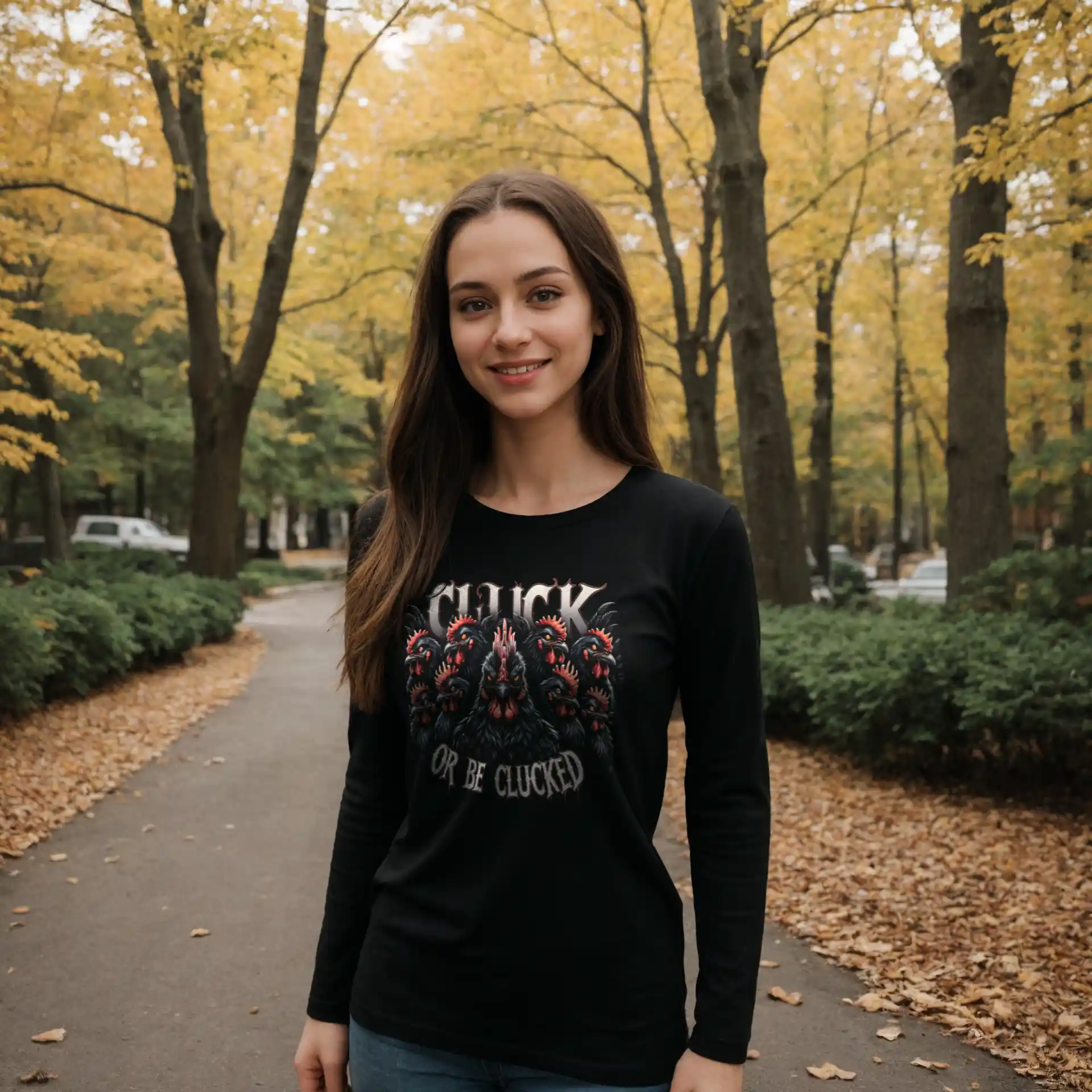 Cluck or be Clucked Longsleeve 25 Cluck or be Clucked Longsleeve – Bild 2