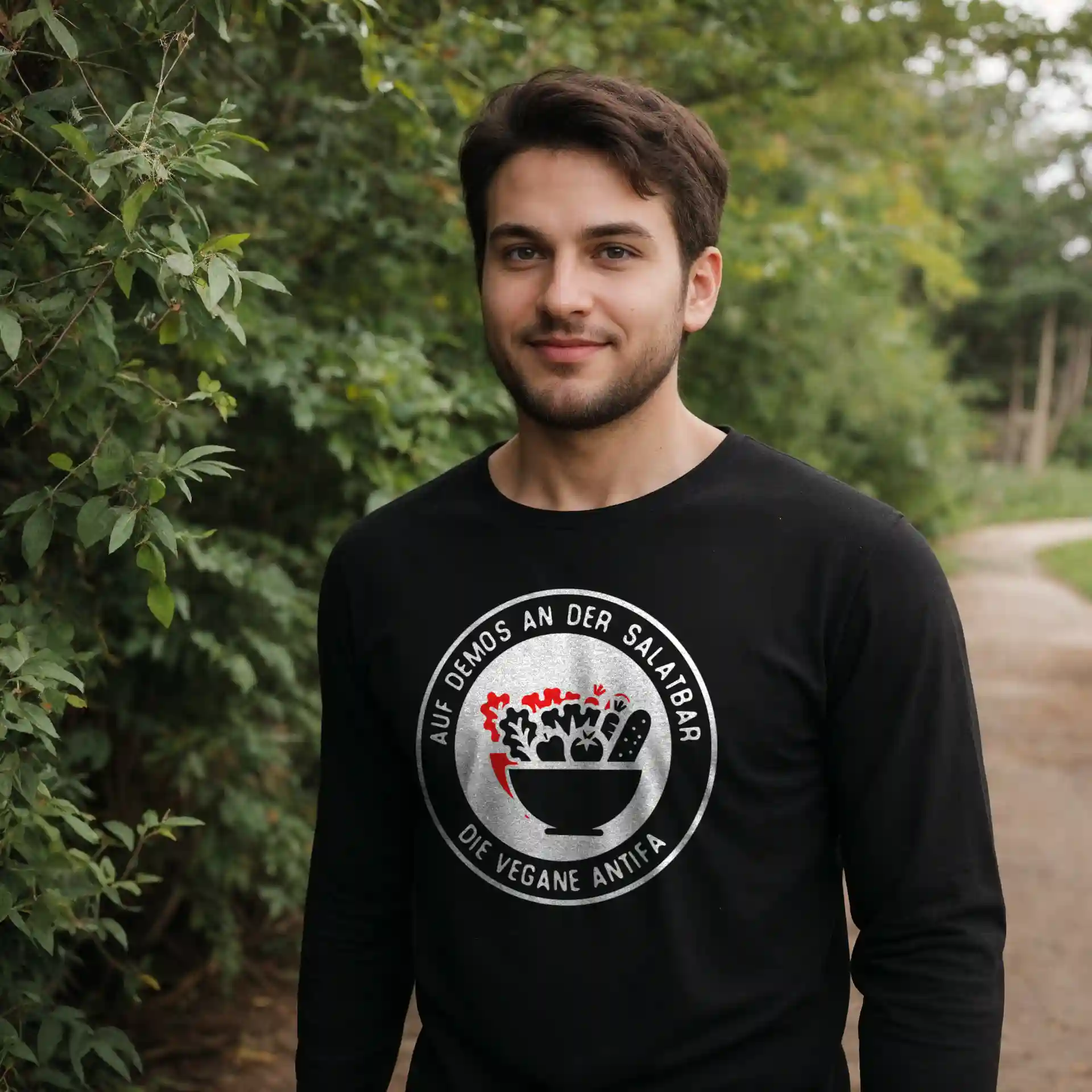 Vegane Antifa Longsleeve 48 Vegane Antifa Longsleeve – Bild 2