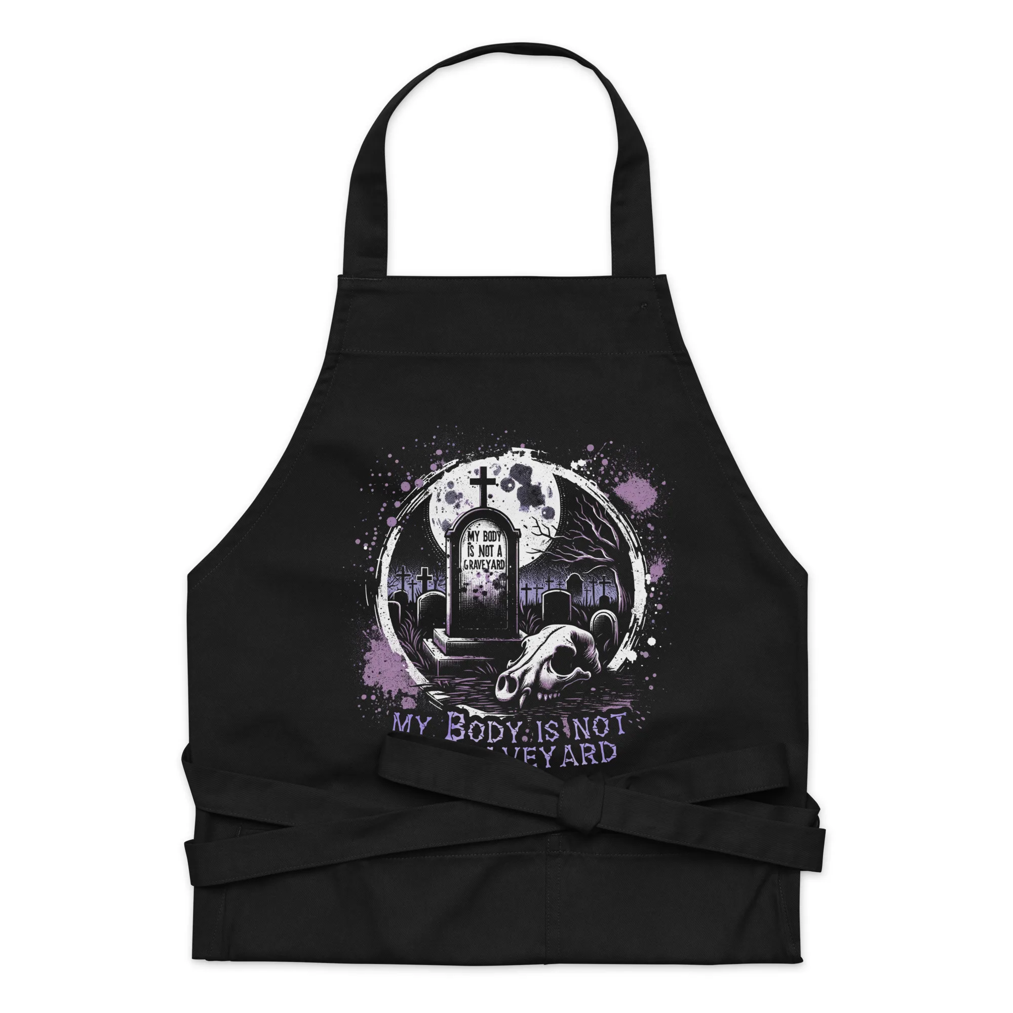 My Body is not a Graveyard Grillschürze (Bio) 10 My Body is not a Graveyard Grillschürze (Bio) – Bild 4