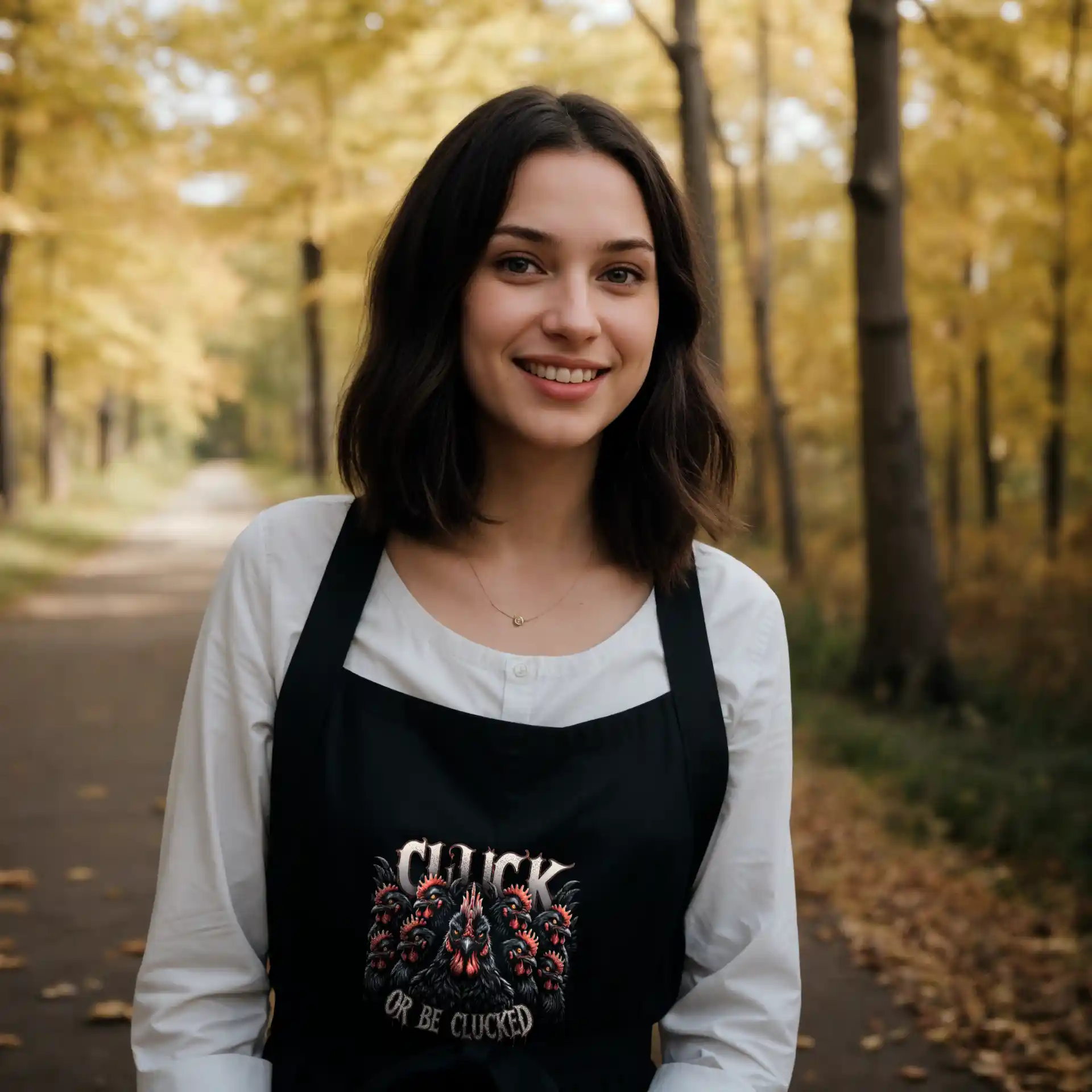 Cluck or be Clucked Grillschürze (Bio) 35 Cluck or be Clucked Grillschürze (Bio) – Bild 2