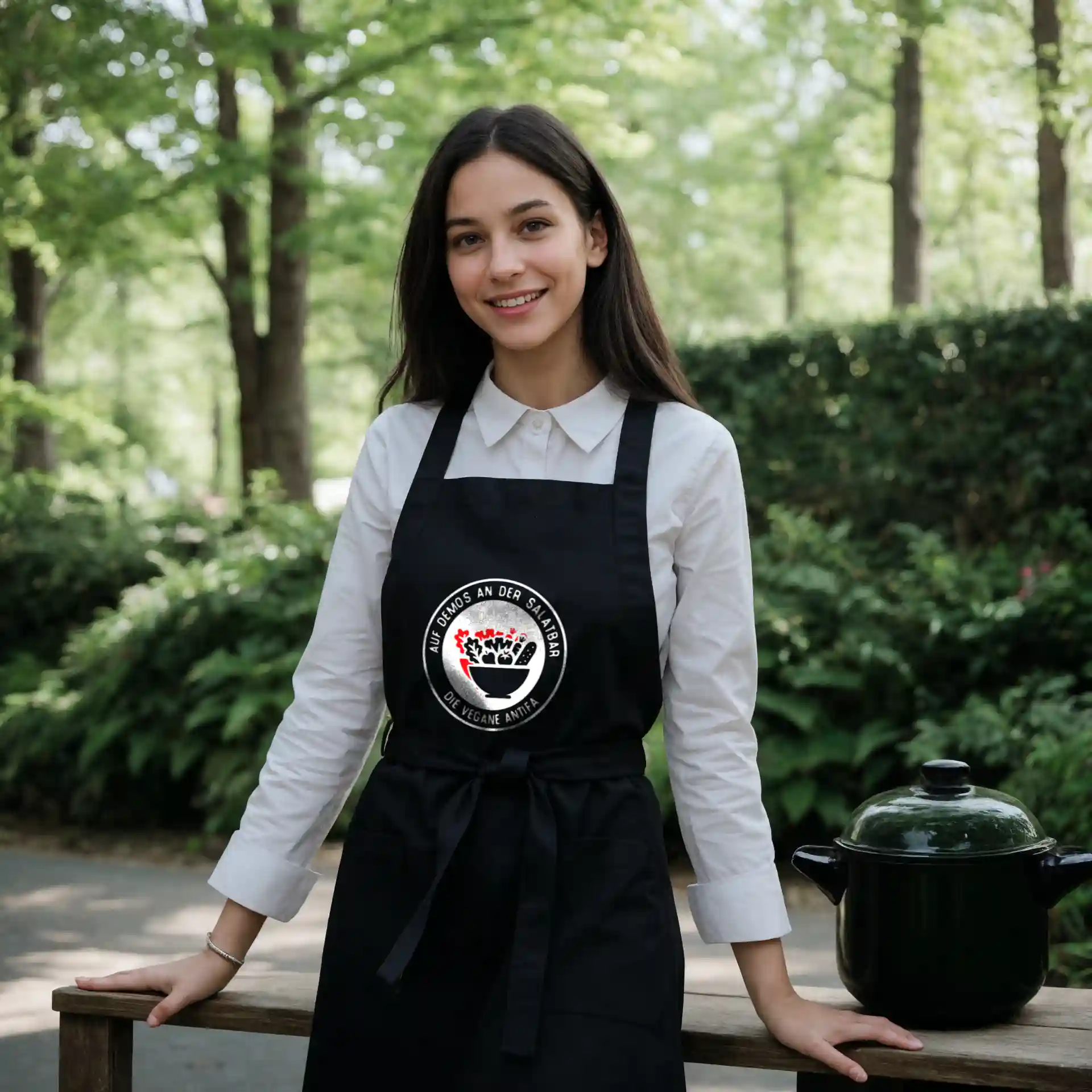 Vegane Antifa Grillschürze (Bio) 41 Vegane Antifa Grillschürze (Bio) – Bild 2