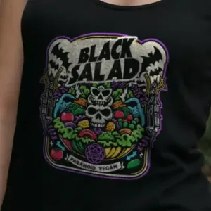 Black Salad Tank-Top