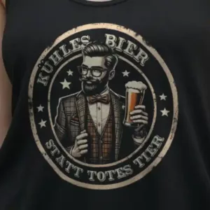 Kühles Bier statt totes Tier Tank-Top