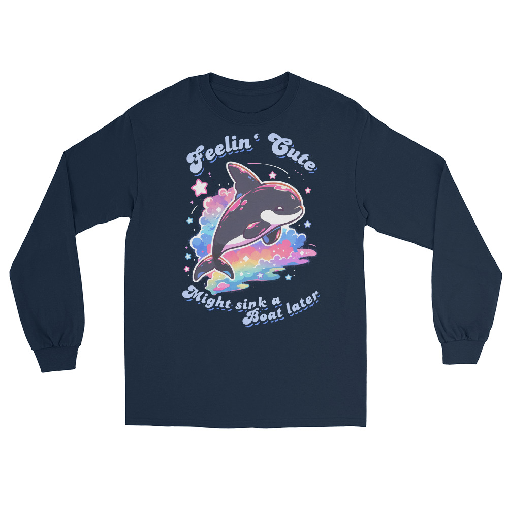 Cute Orca Longsleeve 3 Cute Orca Longsleeve – Bild 3