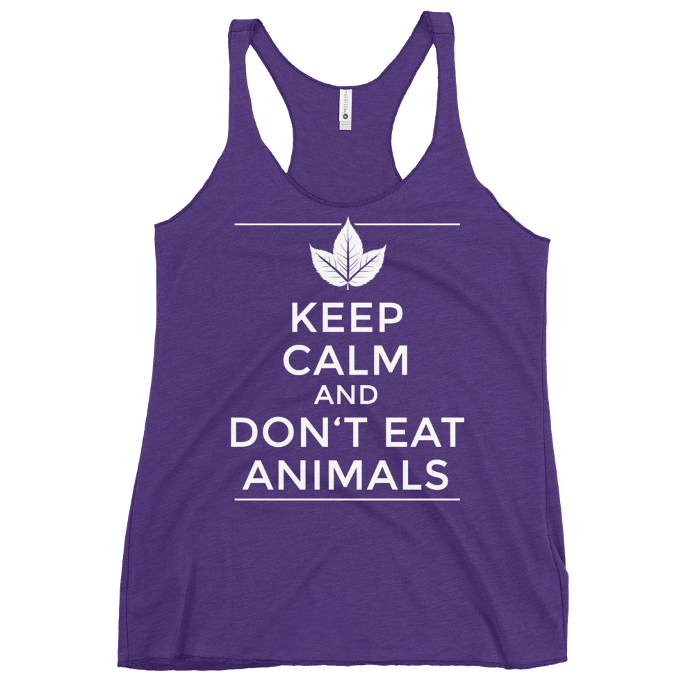 Keep Calm and Don't Eat Animals Tank-Top 48 Keep Calm and Don't Eat Animals Tank-Top – Bild 4