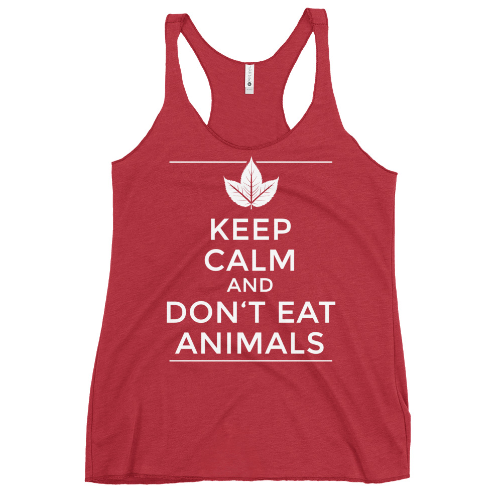 Keep Calm and Don't Eat Animals Tank-Top 49 Keep Calm and Don't Eat Animals Tank-Top – Bild 5