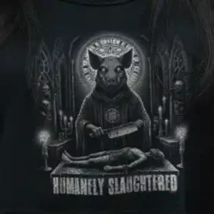 Humanely Slaughtered Crop-Top