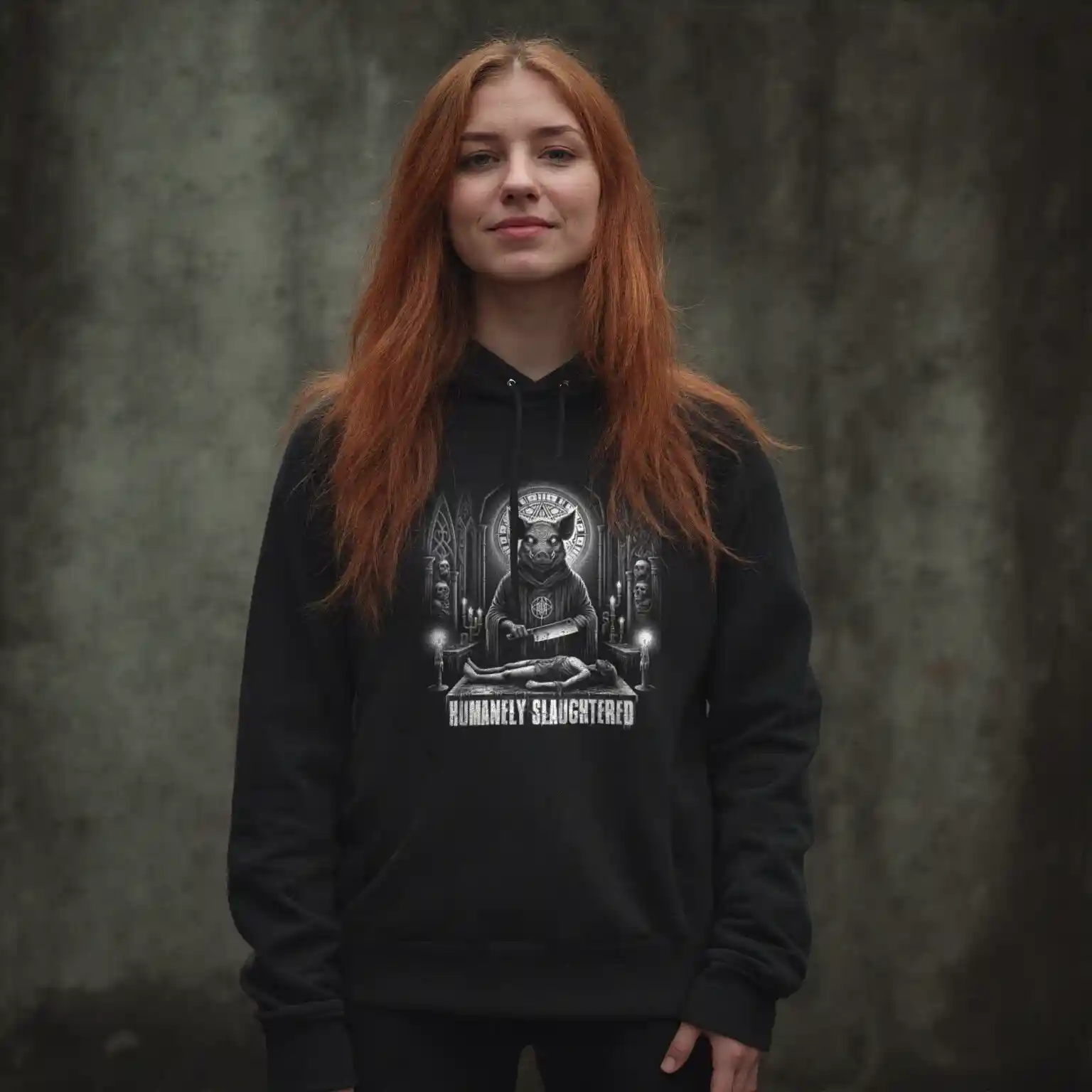 Humanely Slaughtered Hoodie 27 Humanely Slaughtered Hoodie – Bild 2