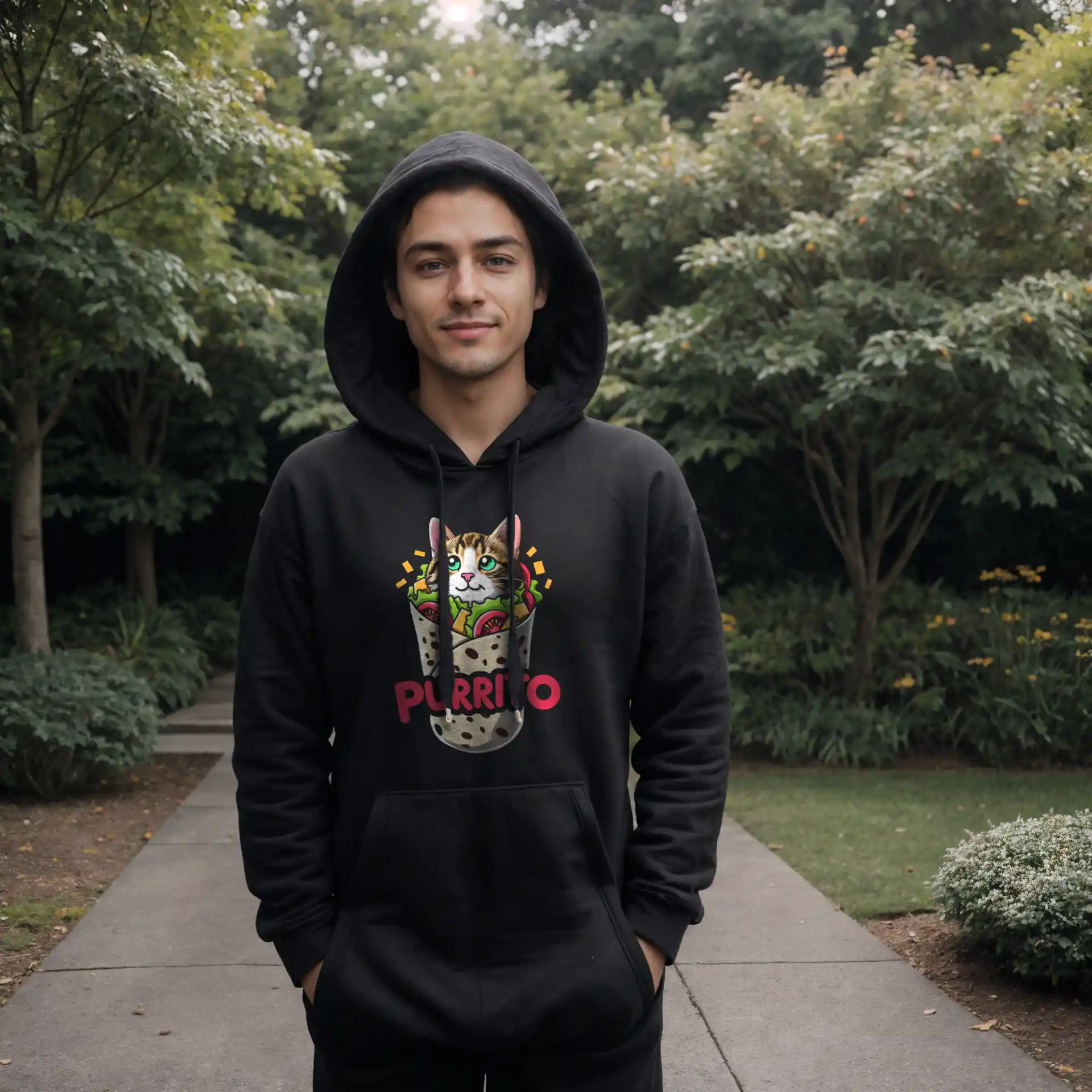 Purrito Hoodie 36 Purrito Hoodie – Bild 2